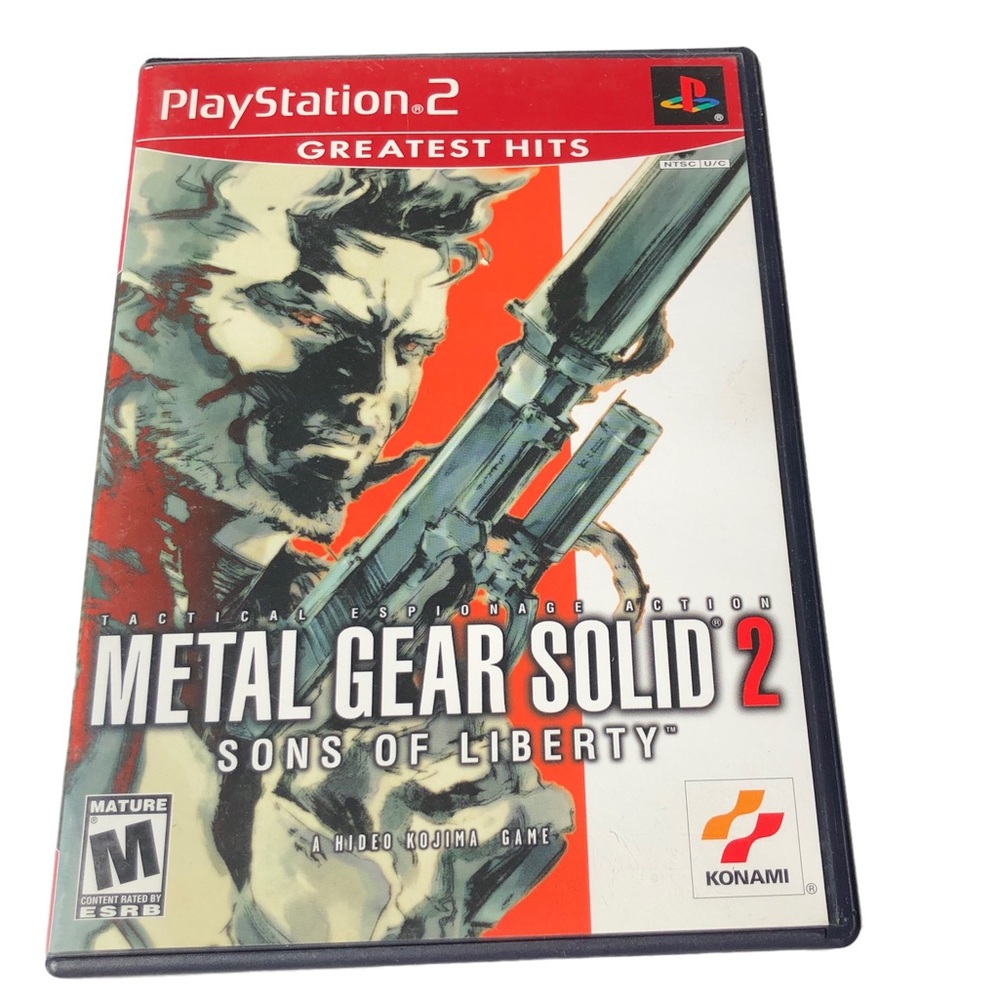 Metal Gear Solid 2: Sons of Liberty (Sony PlayStation 2) CIB Tested